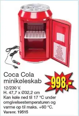Harald Nyborg Coca Cola minikøleskab tilbud