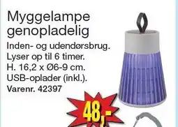 Harald Nyborg Myggelampe genopladelig tilbud