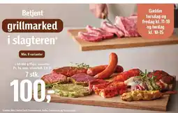 Føtex Betjent grillmarked i slagteren - 7 stk tilbud