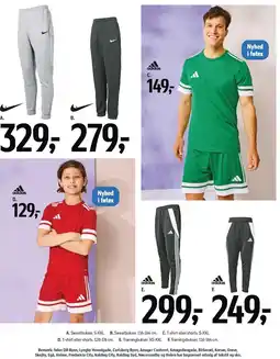 Føtex Sweatbluse, Sweatbukser, T-shirt eller shorts eller Træningsbukser tilbud