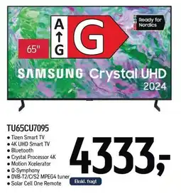 Føtex TU65CU7095 4K UHD SMART TV tilbud