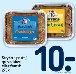 REMA 1000 Stryhn's postej grovhakket eller fransk tilbud