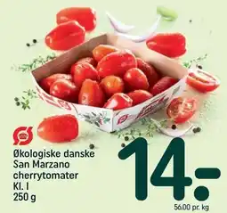 REMA 1000 Økologiske danske San Marzano cherrytomater tilbud