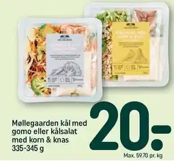 REMA 1000 Møllegaarden kål med goma eller kålsalat med korn & knas tilbud