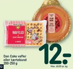 Dan Cake vafler eller tærtebund