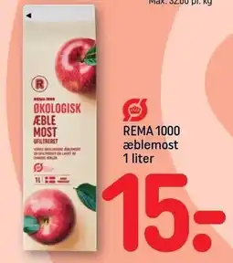 REMA 1000 REMA 1000 æblemost 1 liter tilbud