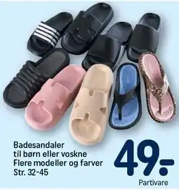 REMA 1000 Badesandaler til børn eller voksne tilbud