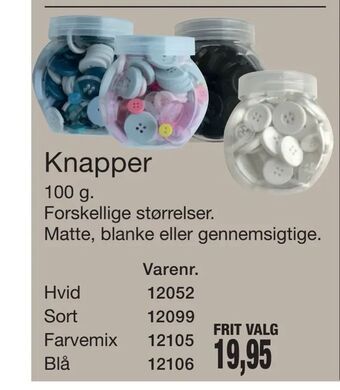 Harald Nyborg Knapper tilbud