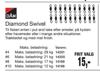 Harald Nyborg Diamond Swivel tilbud