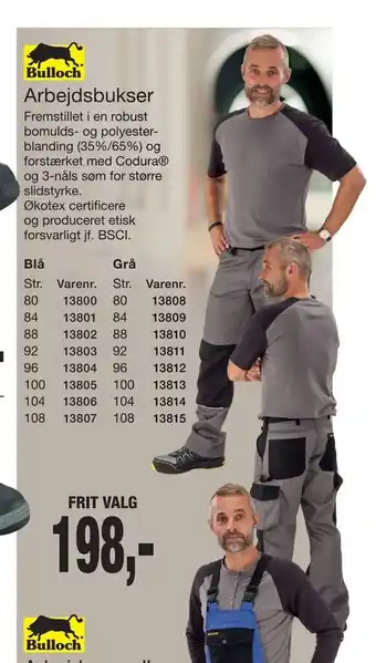 Harald Nyborg Arbejdsbukser ser tilbud