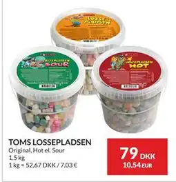 Nielsen's Discount TOMS LOSSEPLADSEN tilbud