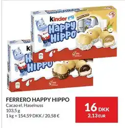 Nielsen's Discount FERRERO HAPPY HIPPO tilbud