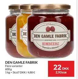 Nielsen's Discount DEN GAMLE FABRIK tilbud