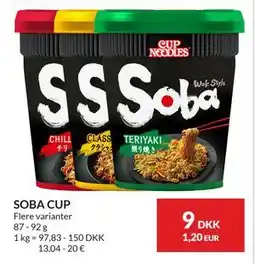 Nielsen's Discount SOBA CUP tilbud