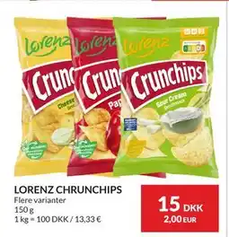 Nielsen's Discount LORENZ CHRUNCHIPS tilbud