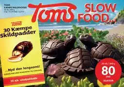 Nielsen's Discount TOMS KÆMPE SKILDPADDER tilbud