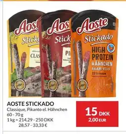 Nielsen's Discount AOSTE STICKADO tilbud