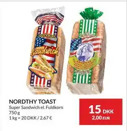 Nielsen's Discount NORDTHY TOAST tilbud