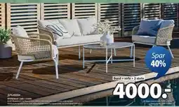JYSK DYVIG bord + sofa + 2 stole tilbud