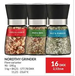 Nielsen's Discount NORDTHY GRINDER tilbud