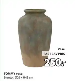 JYSK TOMMY vase tilbud