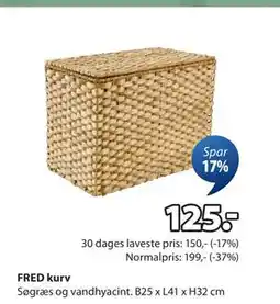 JYSK FRED kurv tilbud