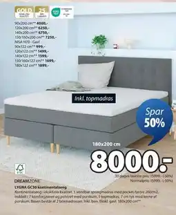 JYSK LYGNA GC30 kontinentalseng tilbud