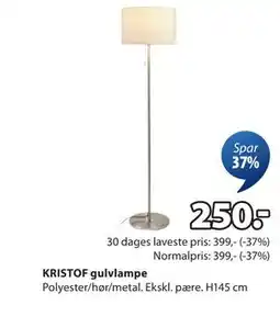JYSK KRISTOF gulvlampe tilbud