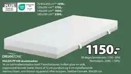 JYSK HULDA PF100 skummadras tilbud