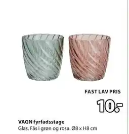 JYSK VAGN fyrfadsstage tilbud