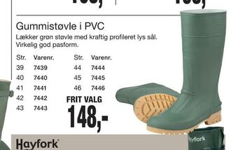 Harald Nyborg Gummistøvle i PVC tilbud