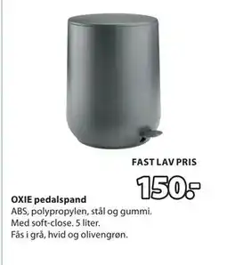 JYSK OXIE pedalspand tilbud