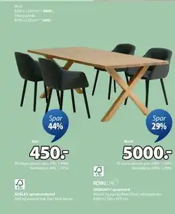 JYSK ADSLEV spisebordsstol tilbud