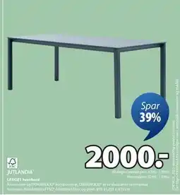JYSK LANGET havebord tilbud