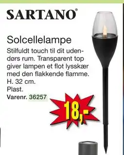 Harald Nyborg Solcellelampe tilbud