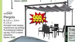 Harald Nyborg Pergola tilbud