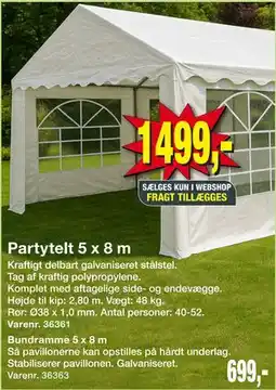 Harald Nyborg Bundramme 5 x 8 m tilbud