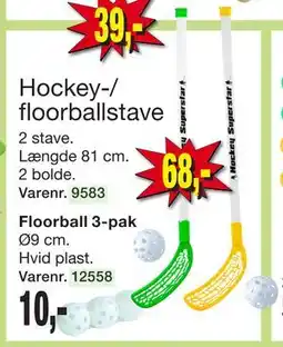 Harald Nyborg Hockey-/ floorballstave tilbud