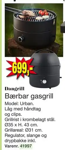 Harald Nyborg Bærbar gasgrill tilbud