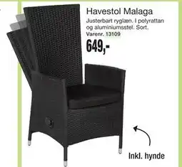 Harald Nyborg Havestol Malaga tilbud