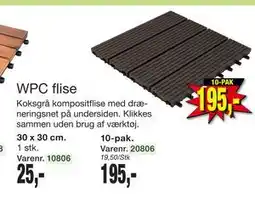 Harald Nyborg WPC flise tilbud