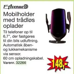 Harald Nyborg Mobilholder med trådløs oplader tilbud