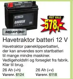 Harald Nyborg Havetraktor batteri 12 V tilbud