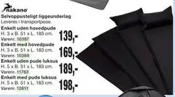 Harald Nyborg Selvoppusteligt liggeunderlag tilbud