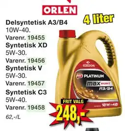 Harald Nyborg Delsyntetisk A3/B4 tilbud