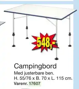 Harald Nyborg Campingbord tilbud
