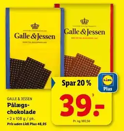 Lidl Pålægschokolade tilbud