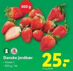 Lidl Danske jordbær tilbud