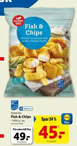 Lidl Fish & Chips tilbud