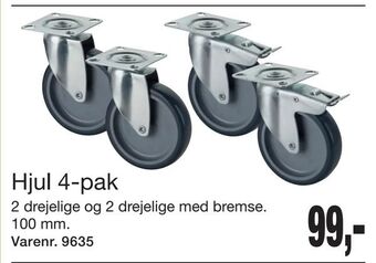 Harald Nyborg Hjul 4-pak tilbud